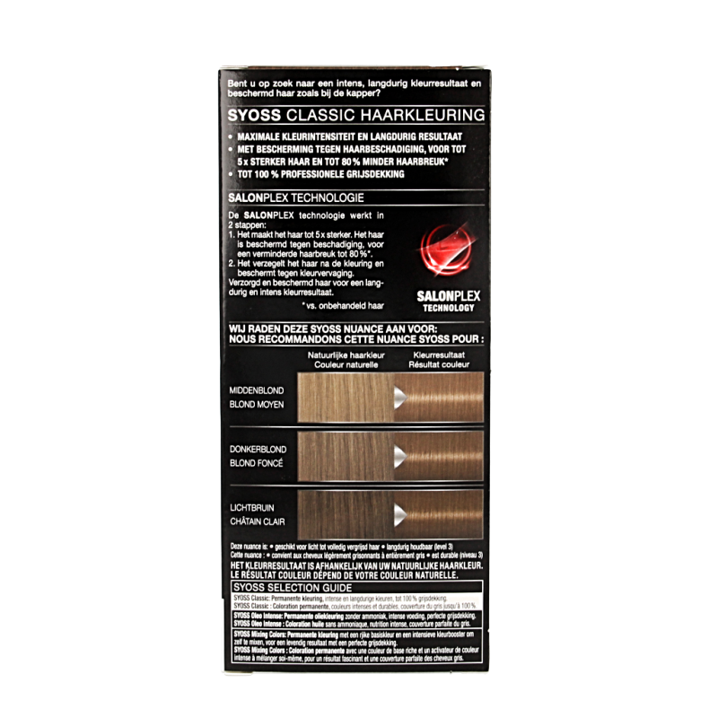 Syoss Color baseline 6-8 donkerblond haarverf - Afbeelding 3