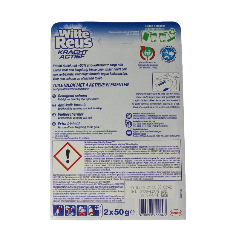 Witte Reus Toiletblok kracht actief oceaan boost - Afbeelding 2