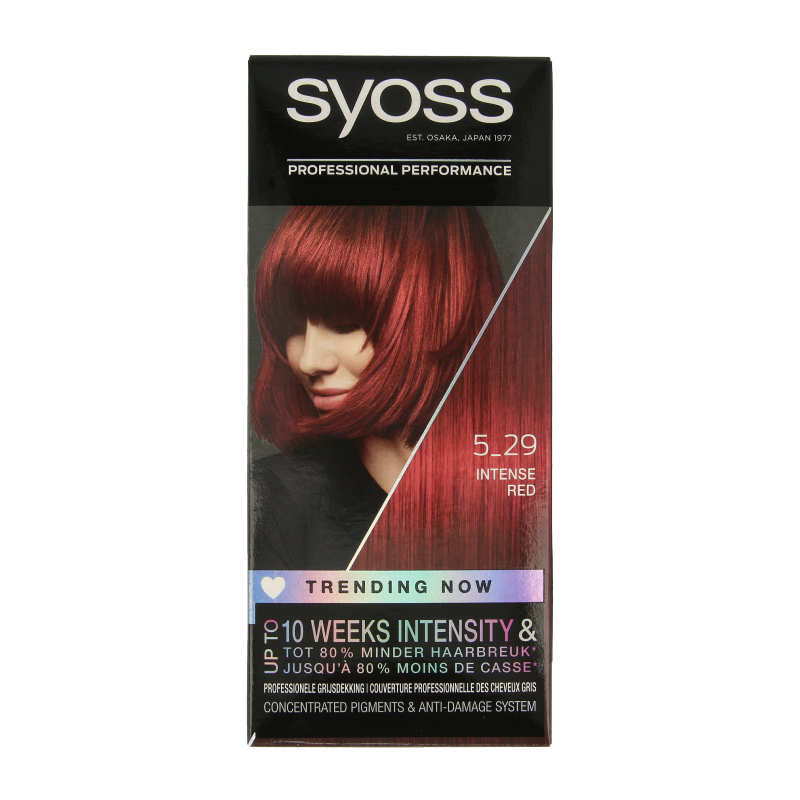 Syoss Color baseline 5-29 intens rood haarverf
