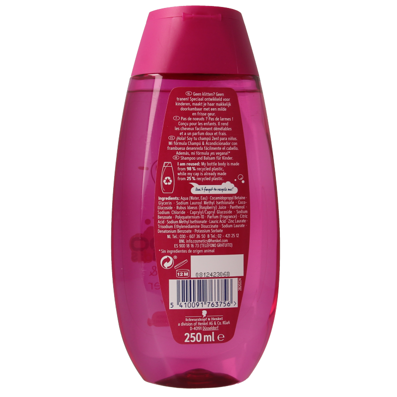 Schwarzkopf Shampoo en conditioner kids fee - Afbeelding 2