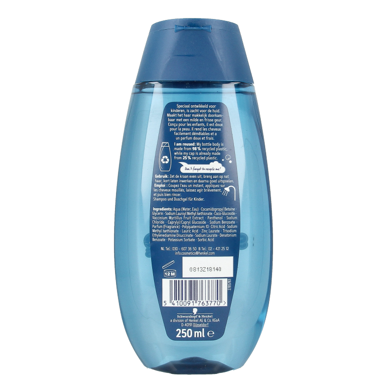 Schwarzkopf Kids blueberry shampoo & showergel - Afbeelding 2