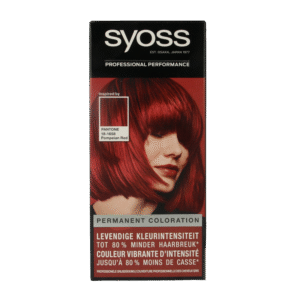 Syoss Color baseline pantone 5-72 pompeian red