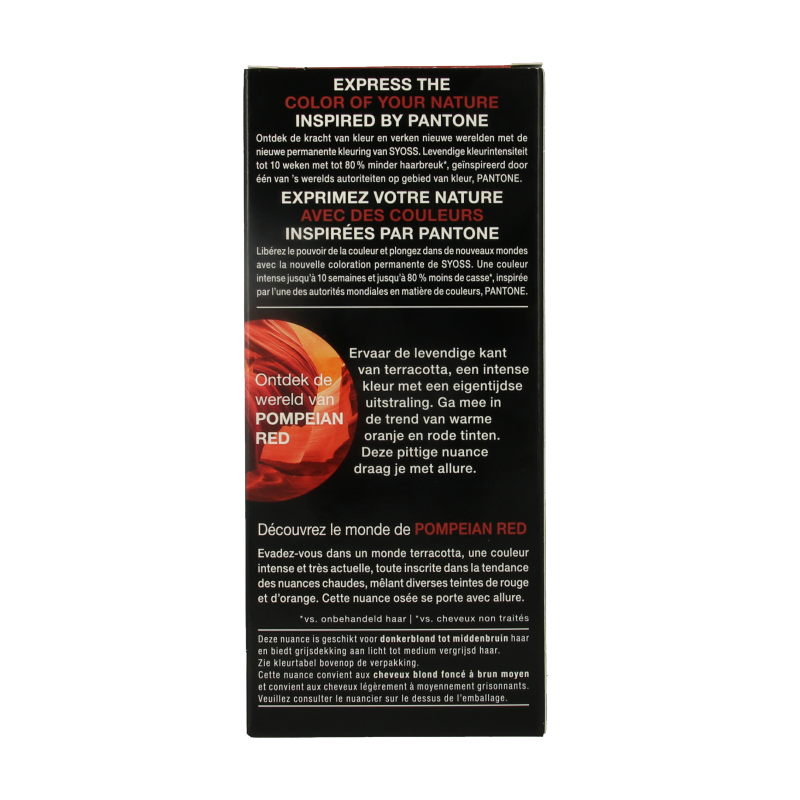 Syoss Color baseline pantone 5-72 pompeian red - Afbeelding 4