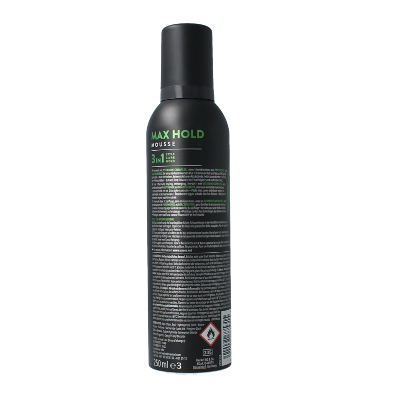 Syoss Styling mousse max hold - Afbeelding 2