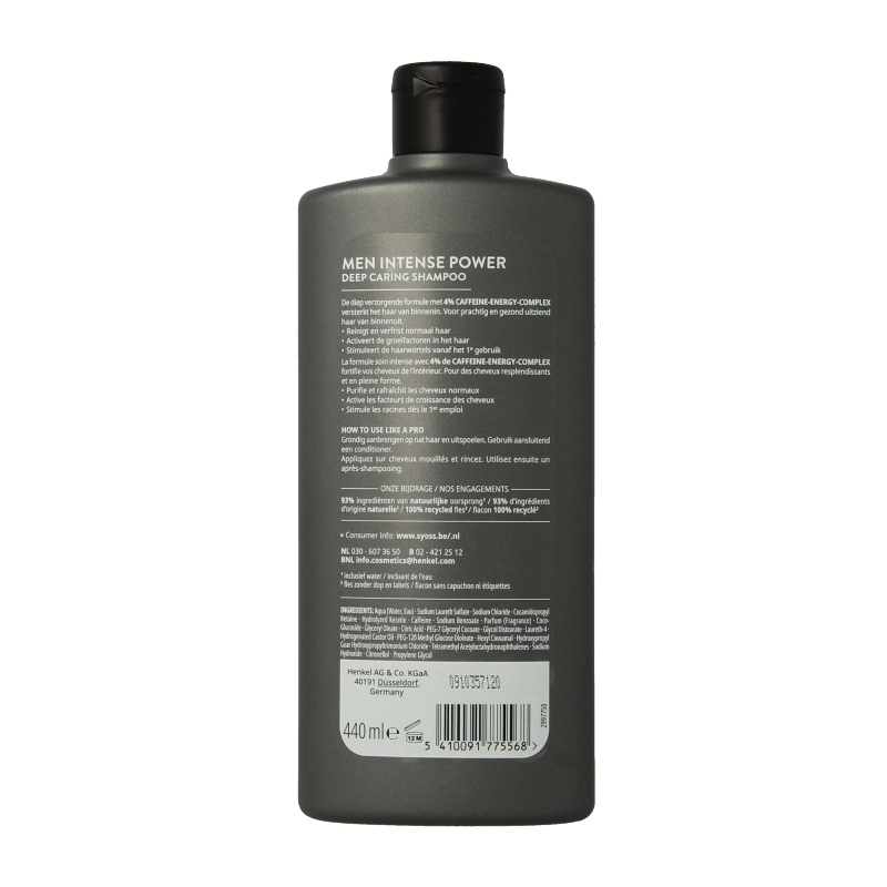 Syoss Shampoo men power - Afbeelding 2