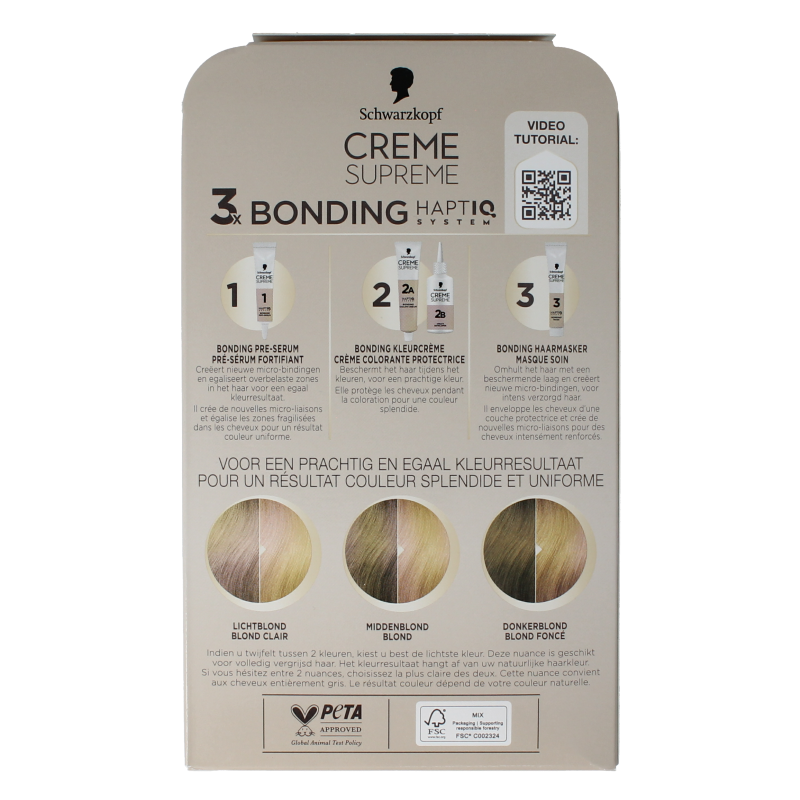 Schwarzkopf Creme supreme 9-0 licht blond - Afbeelding 4