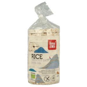 Lima Rijstwafels zonder toegevoegd zout bio