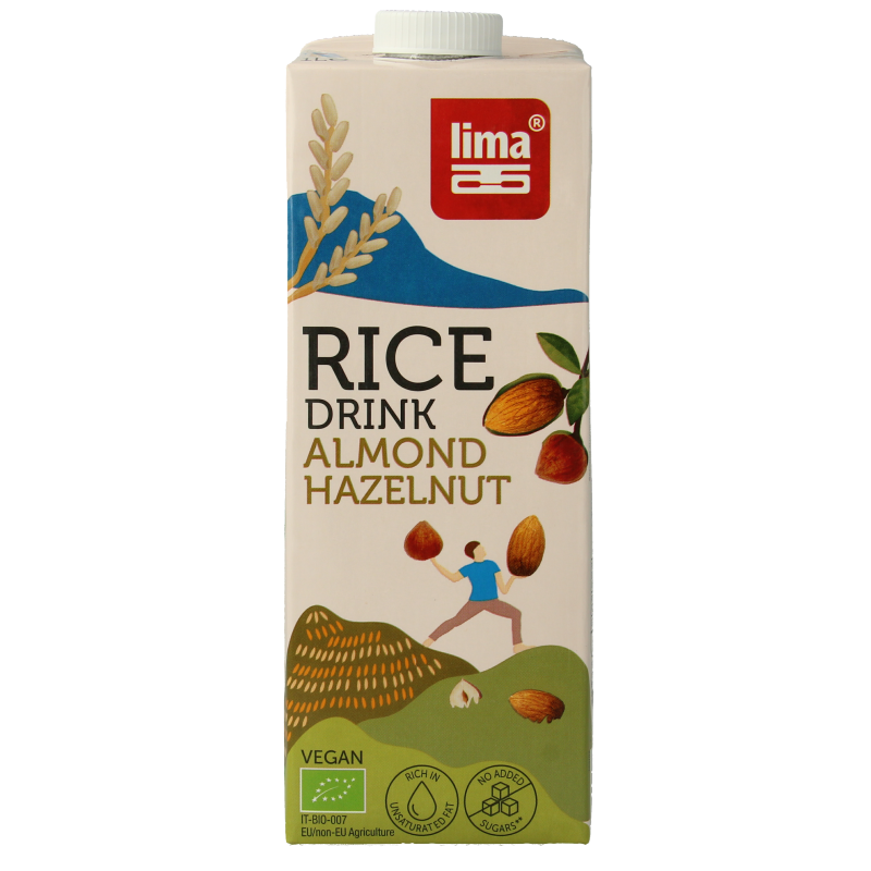Lima Rice drink hazelnoot amandel bio