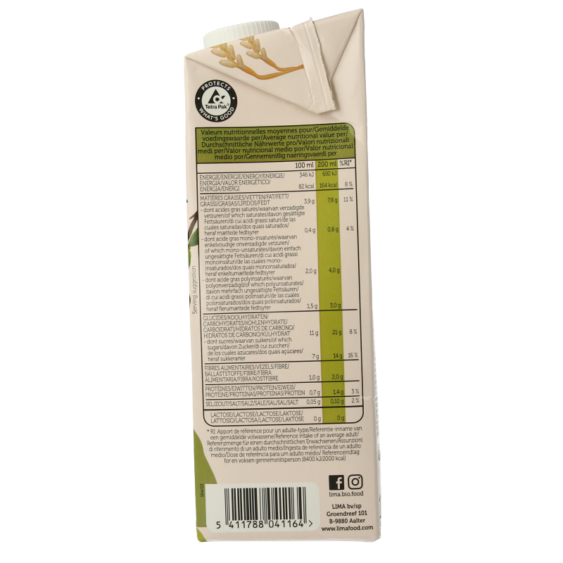 Lima Rice drink hazelnoot amandel bio - Afbeelding 4