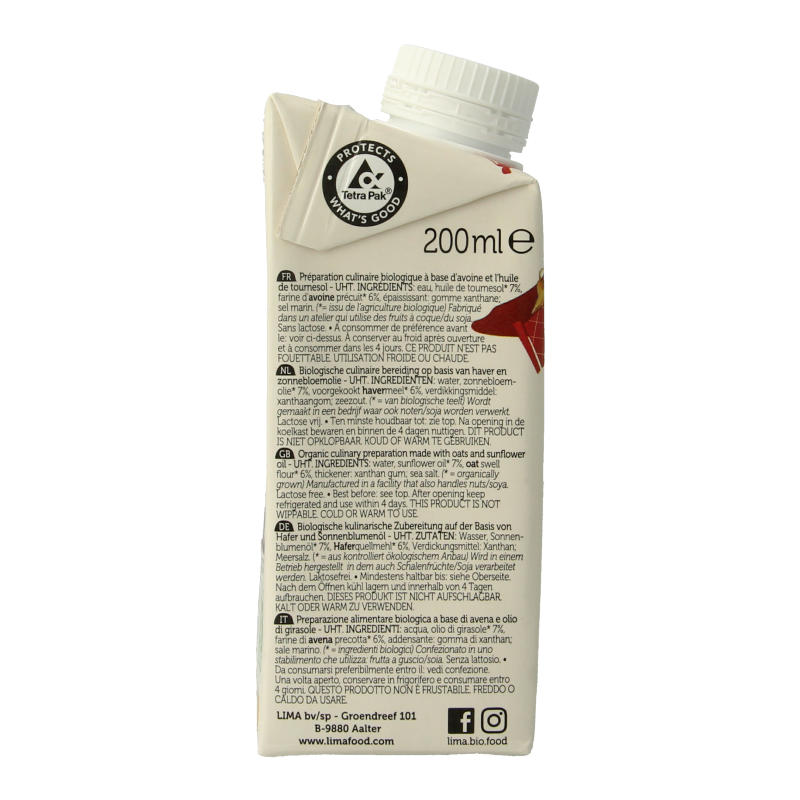 Lima Oat cuisine bio - Afbeelding 2