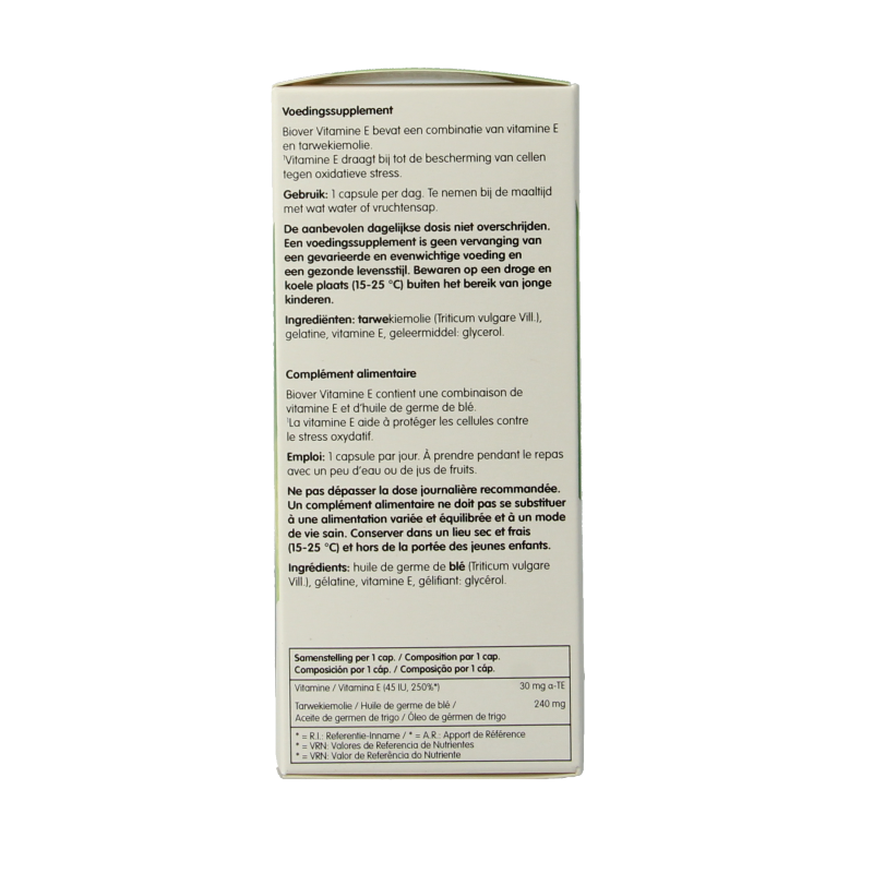 Biover Vitamine E natural 45IE - Afbeelding 2