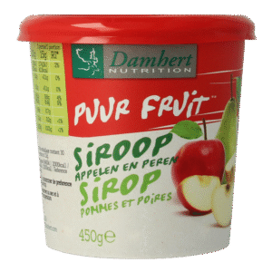 Damhert Puur fruit siroop appelen en peren