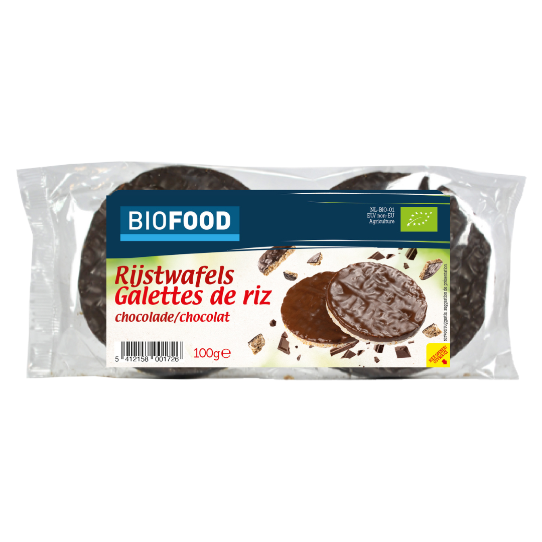 Damhert Rijstwafels choco bio