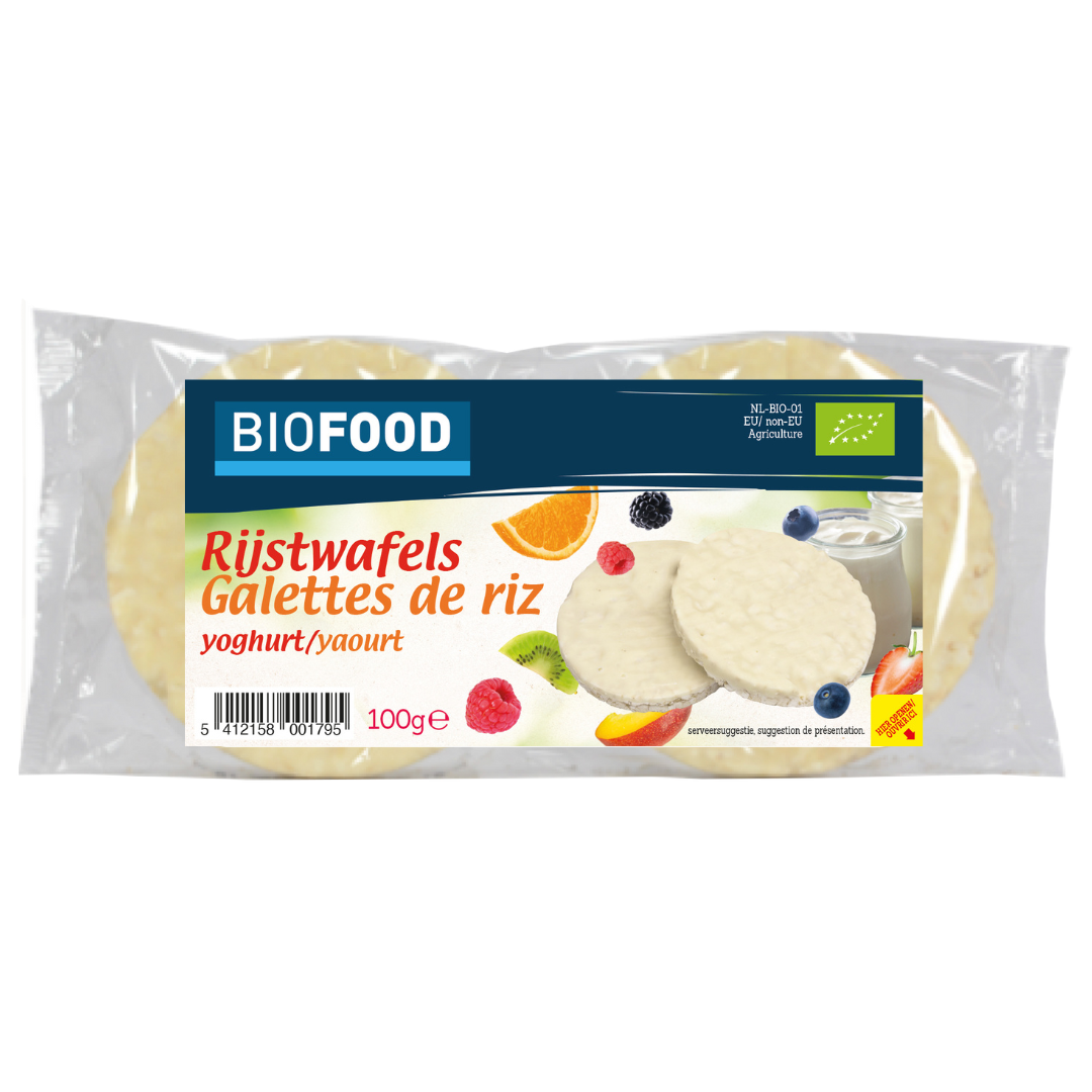 Damhert Rijstwafels yoghurt bio