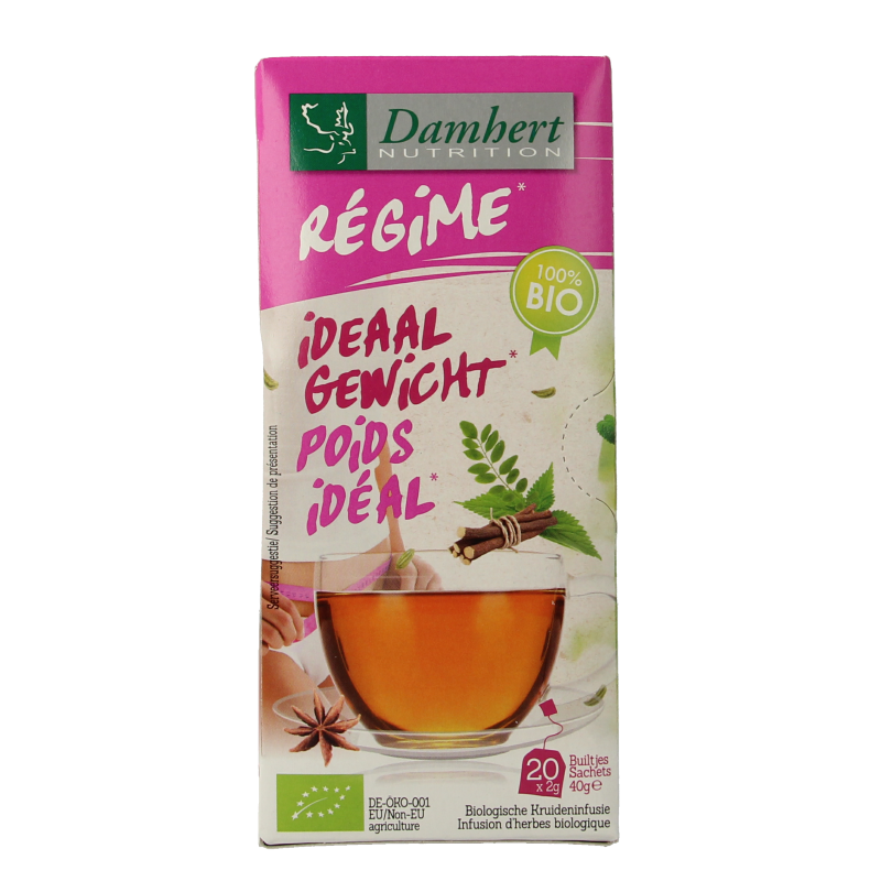 Damhert Tea time ideaal gewicht thee bio