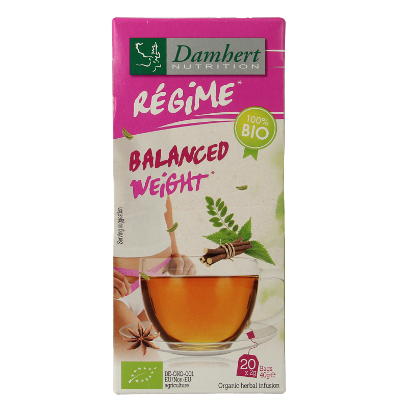 Damhert Tea time ideaal gewicht thee bio - Afbeelding 3