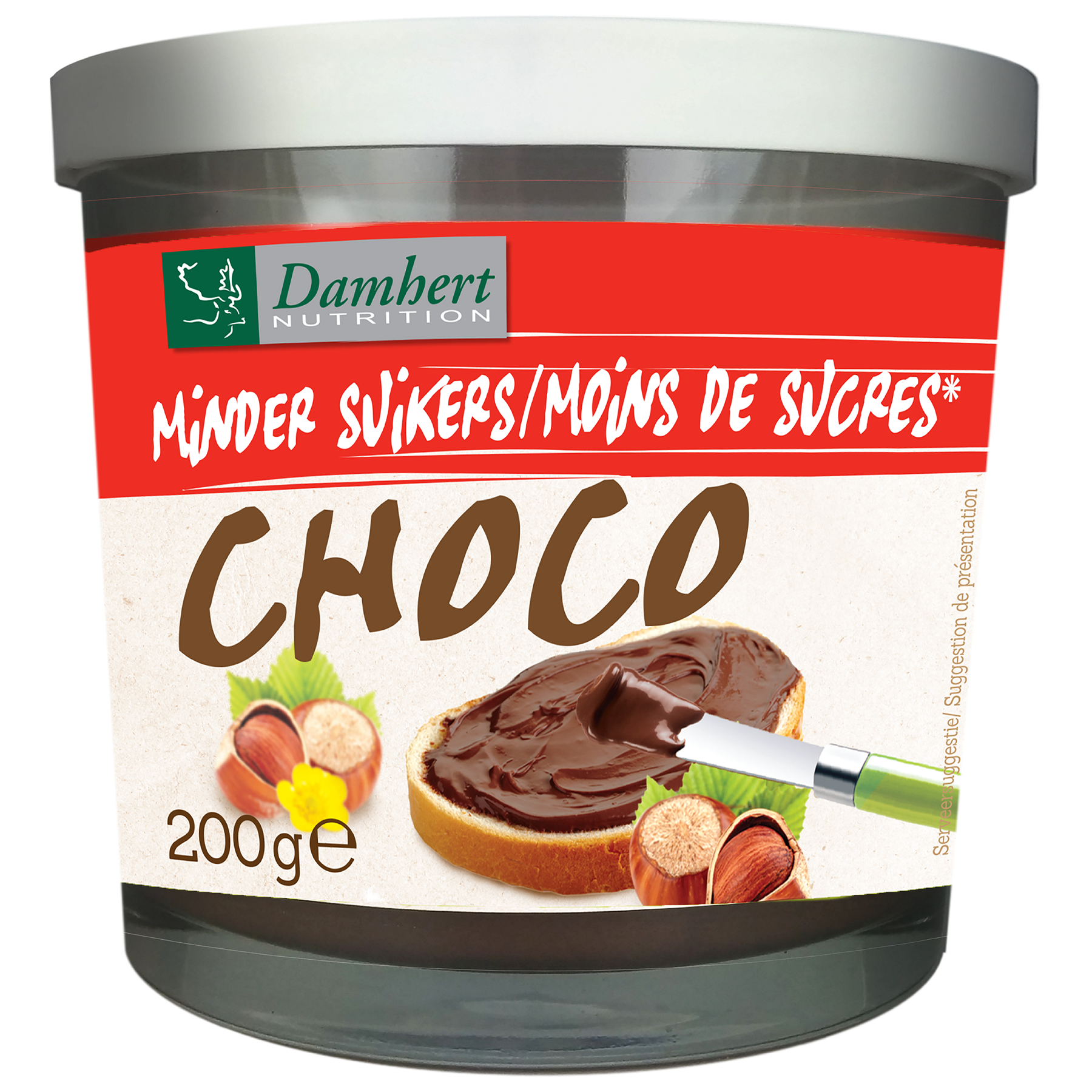 Damhert Chocopasta hazelnoot