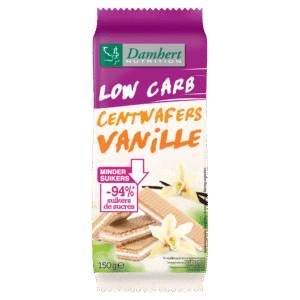 Damhert Centwafers vanille low carb