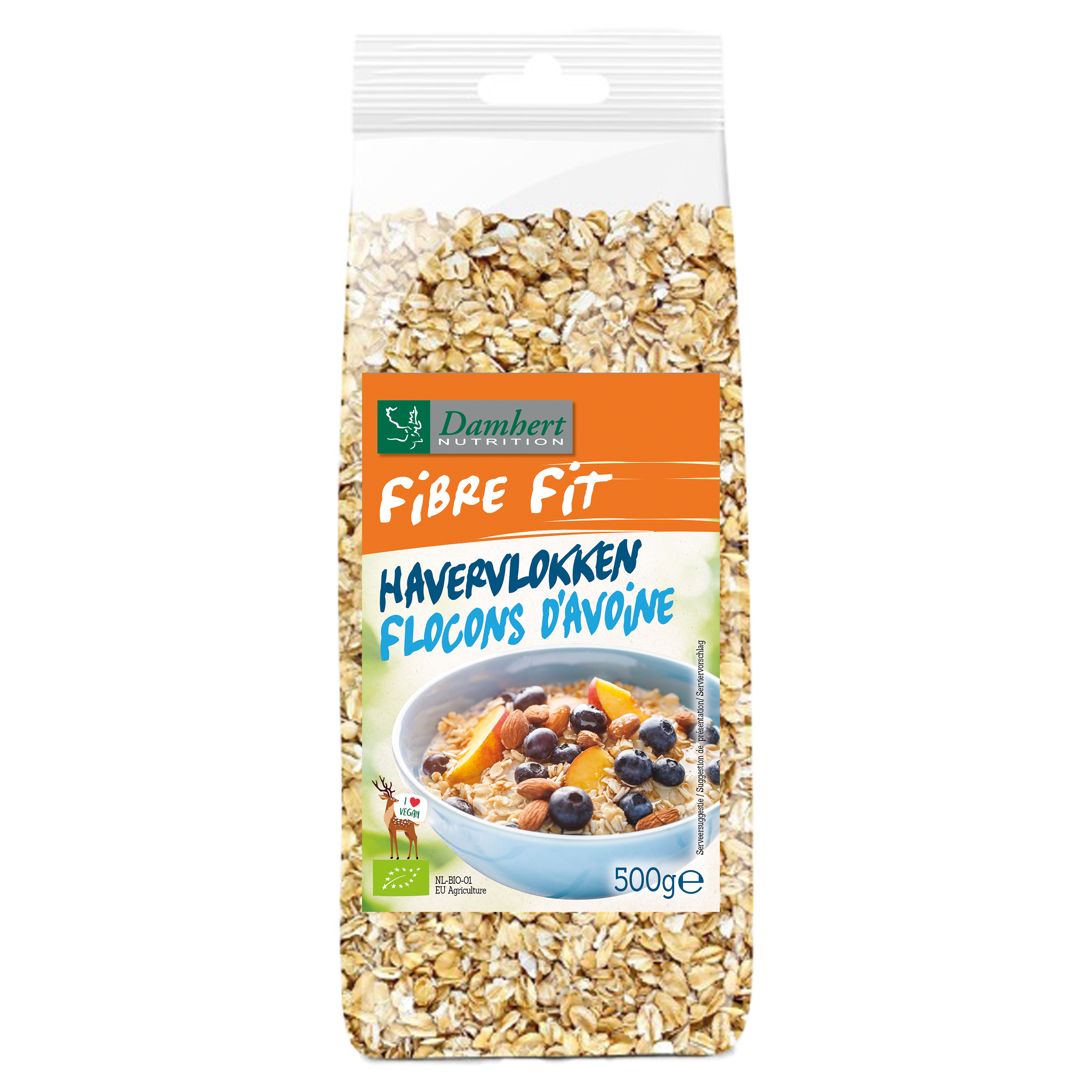 Damhert Fibre fit havervlokken bio