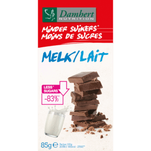 Damhert Chocoladetablet melk minder suikers