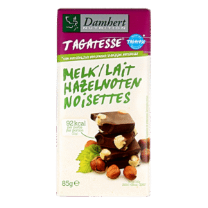 Damhert Chocoladetablet noten minder suikers