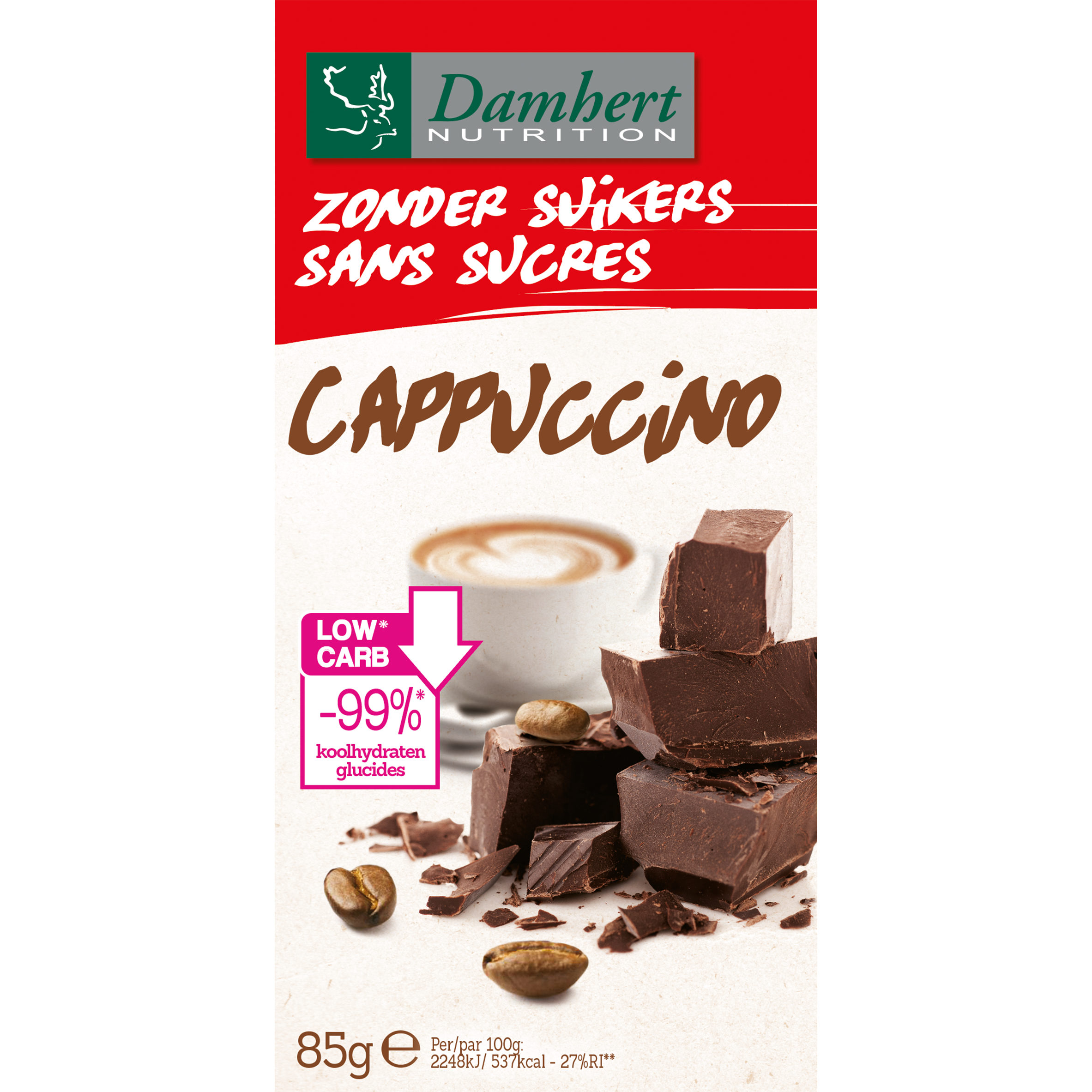 Damhert Chocoladetablet cappuccino