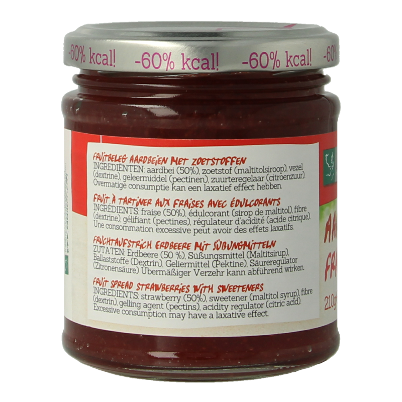 Damhert Confituur aardbei low carb - Afbeelding 2