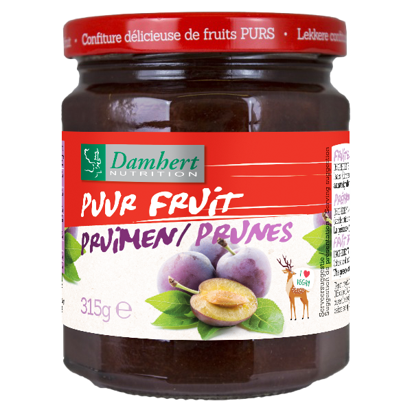 Damhert Puur fruit confituur pruimen