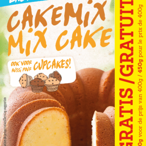Damhert Cakemix glutenvrij met 50 gram gratis