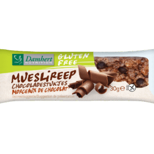 Damhert Mueslireep chocolade glutenvrij