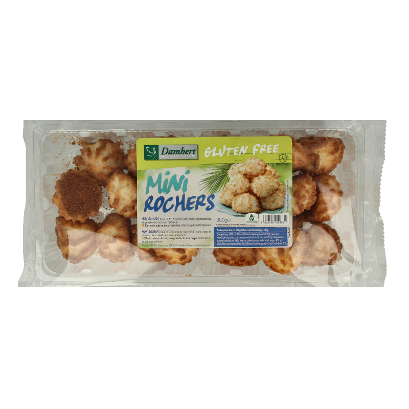Damhert Mini kokosrotsen glutenvrij