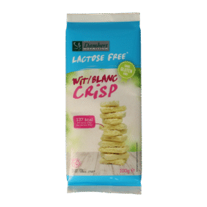 Damhert Witte chocoladetablet crisp gluten- en lactosevrij