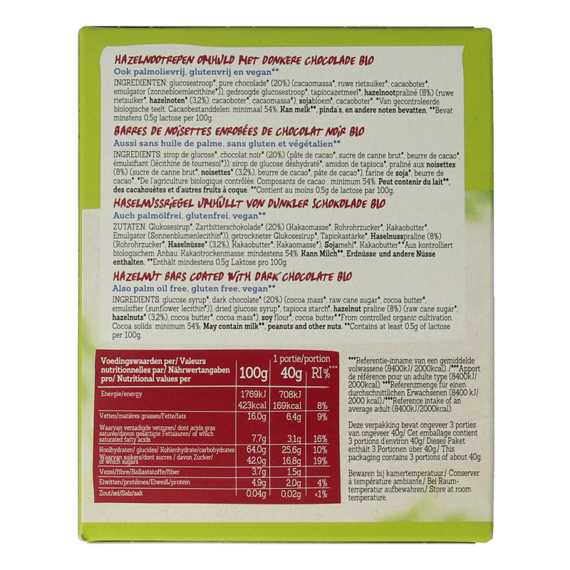 Damhert Pralinerepen glutenvrij bio - Afbeelding 3