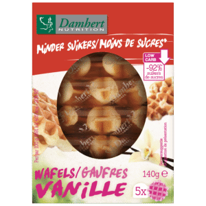 Damhert Wafel vanille minder suiker