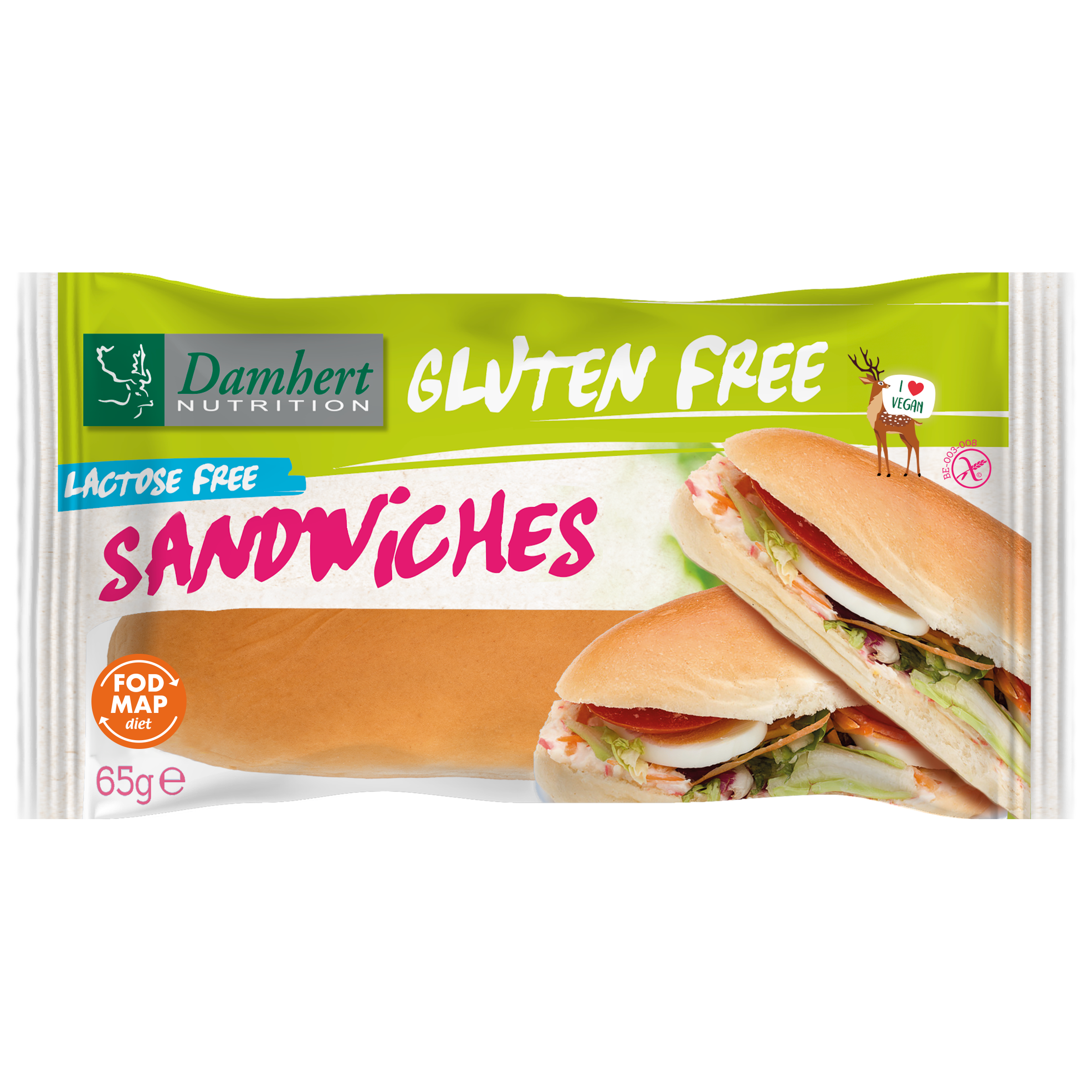 Damhert Sandwiches glutenvrij