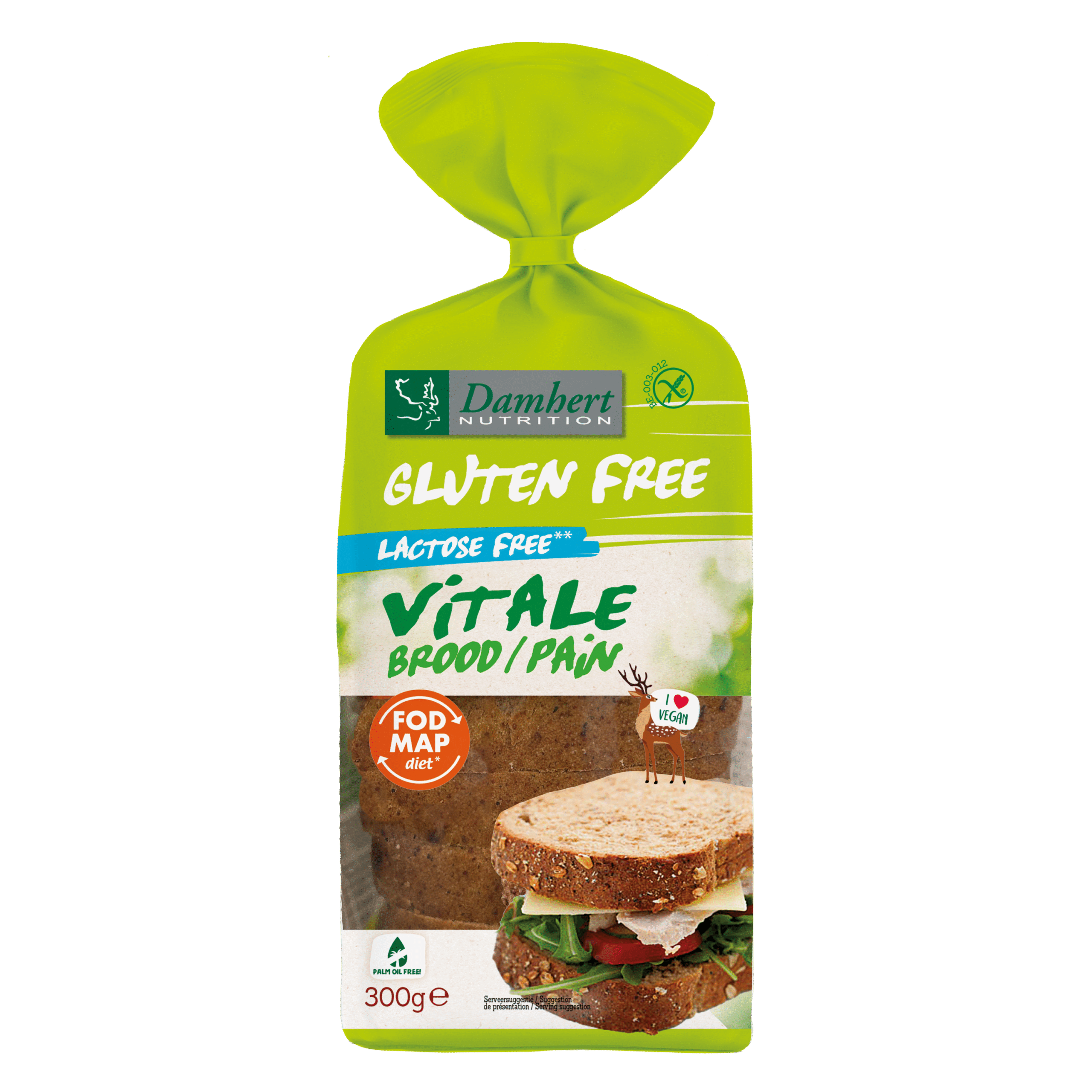 Damhert Vitale brood glutenvrij
