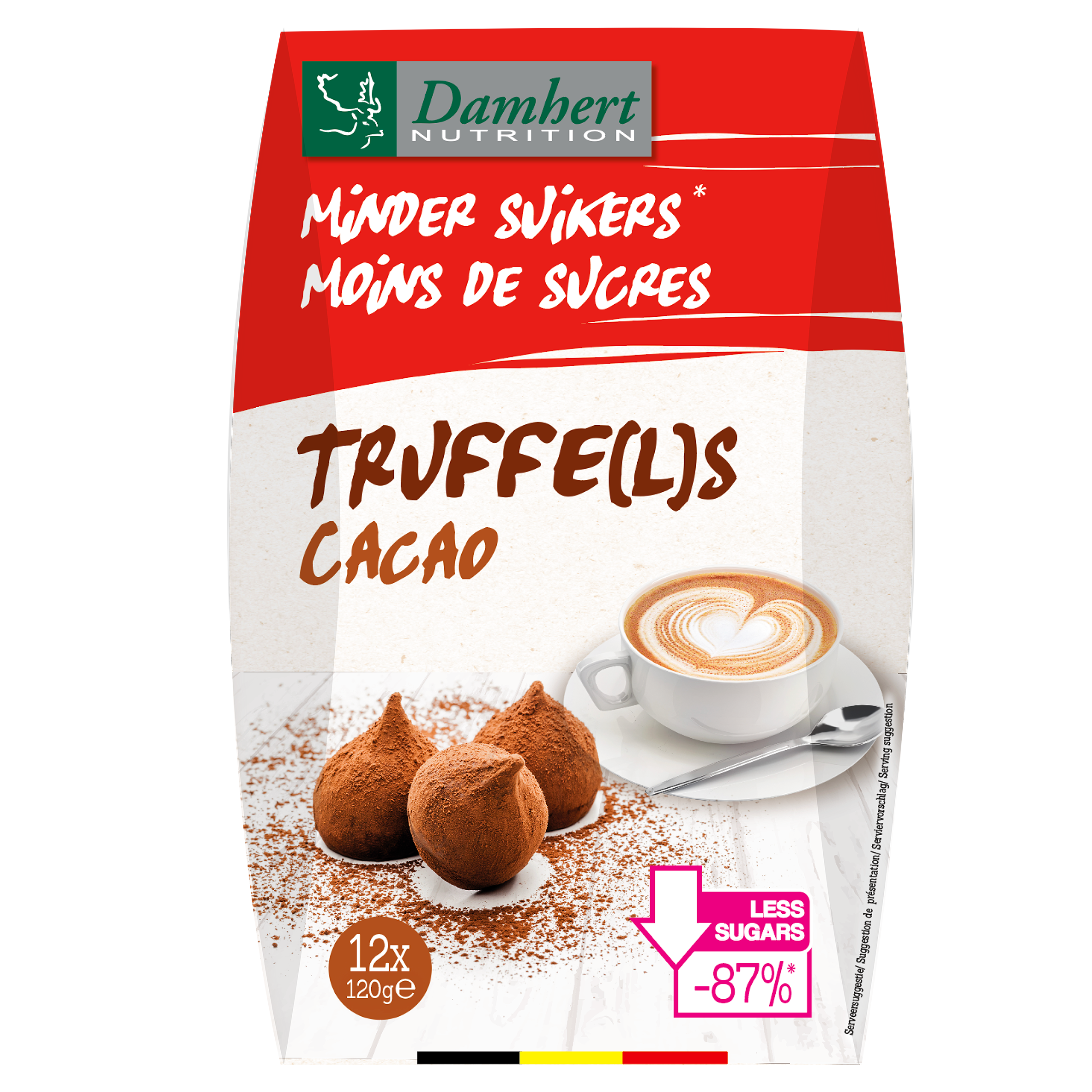 Damhert Truffels minder suiker