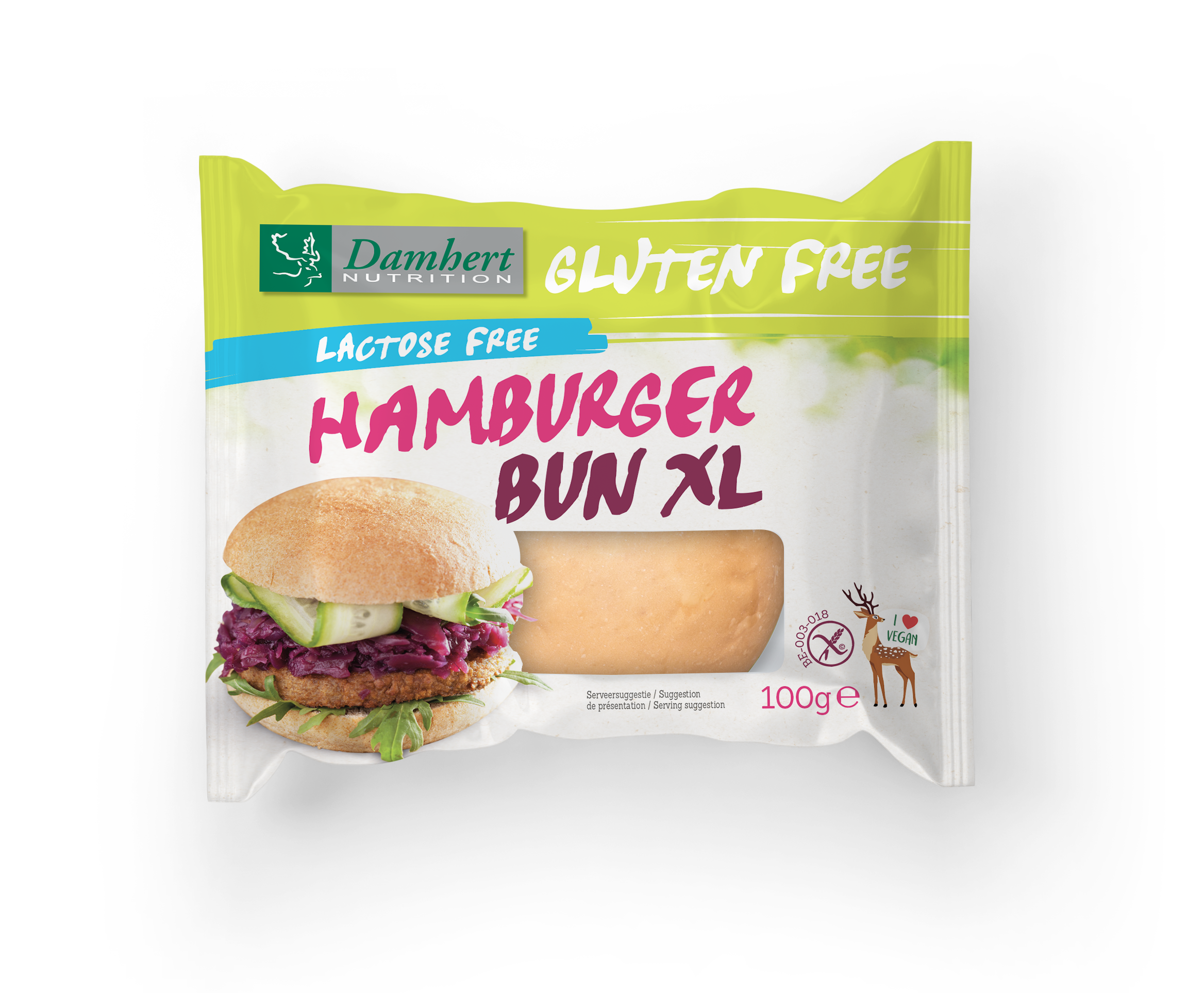 Damhert Hamburger bun XL
