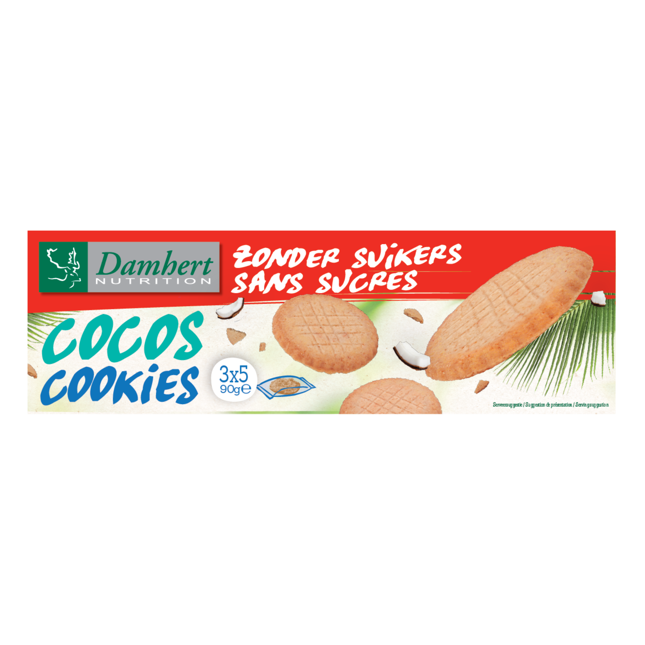 Damhert Cocos cookies zonder suikers