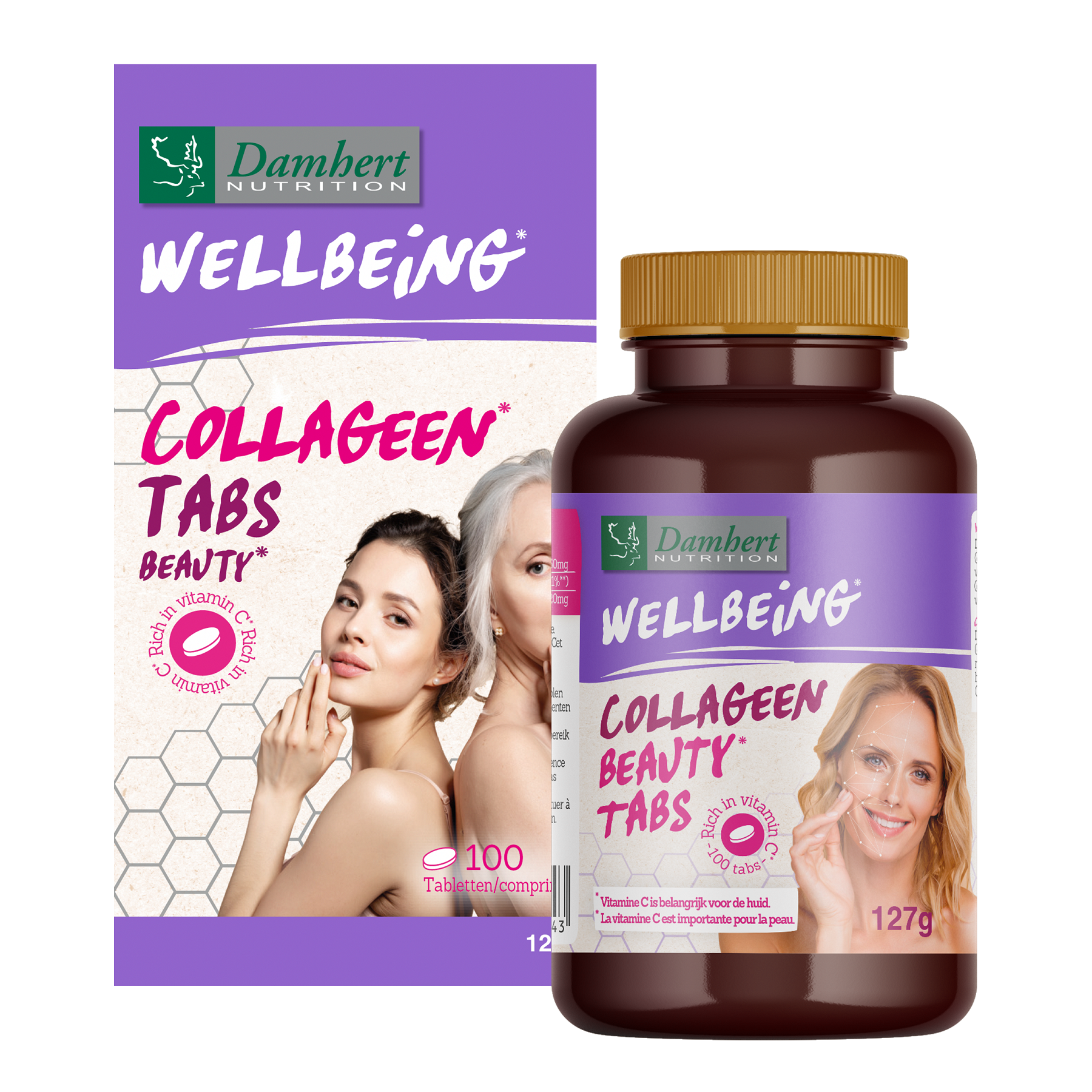 Damhert Wellbeing collageen beauty tabs