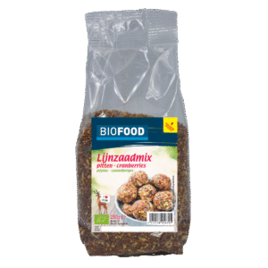 Biofood Lijnzaadmix pitten cranberry bio
