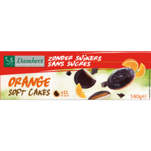 Damhert Soft cakes orange suikervrij