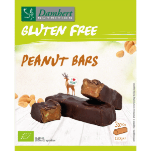 Damhert Peanut bars glutenvrij bio