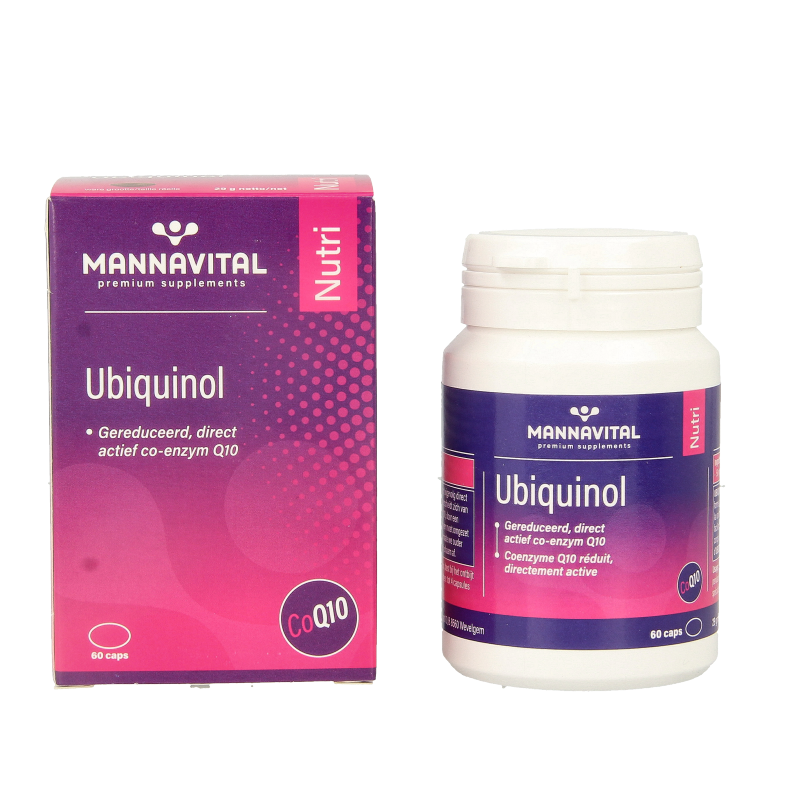 Mannavital Ubiquinol co-enzym Q10 - Afbeelding 2