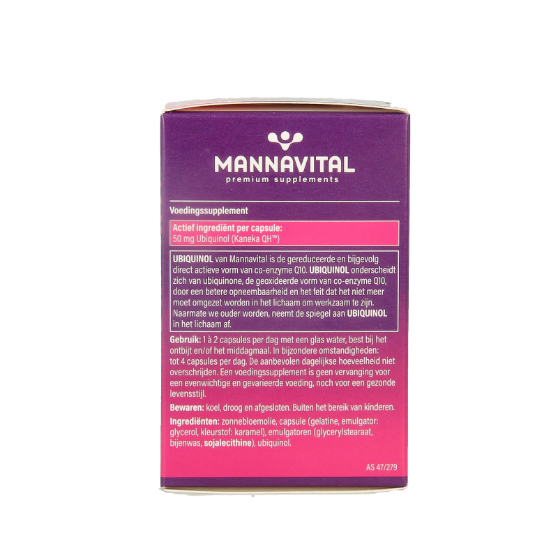 Mannavital Ubiquinol co-enzym Q10 - Afbeelding 5