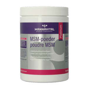 Mannavital MSM poeder platinum