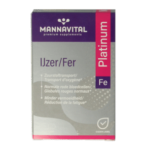 Mannavital IJzer platinum