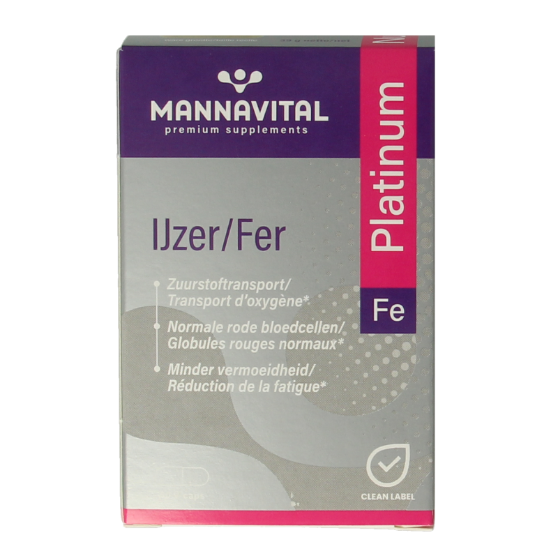Mannavital IJzer platinum