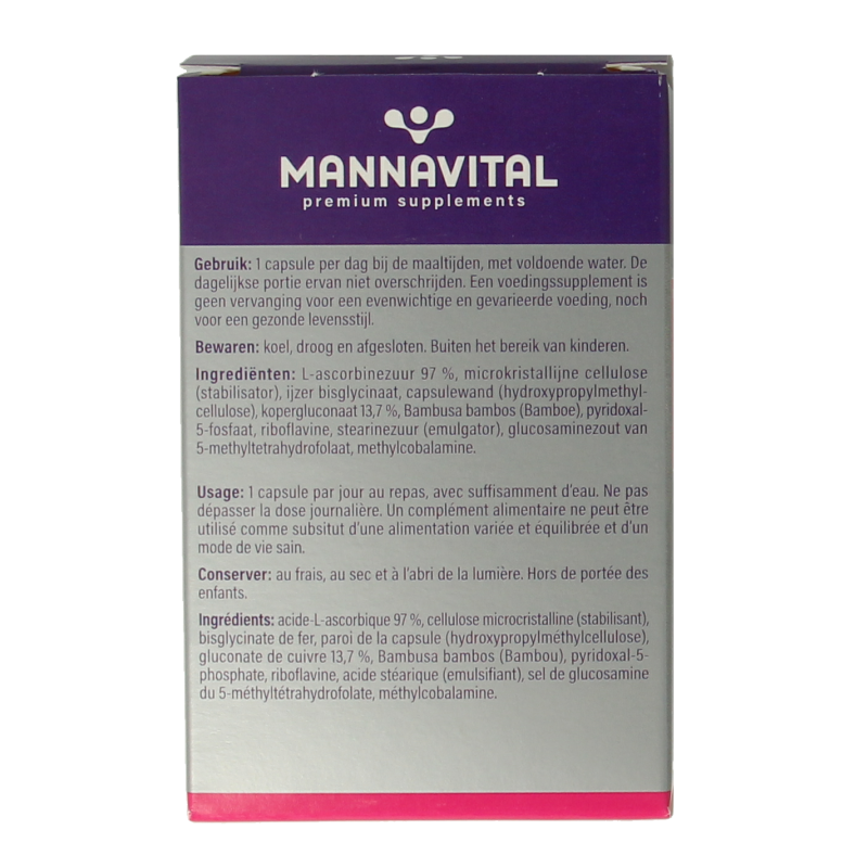 Mannavital IJzer platinum - Afbeelding 4
