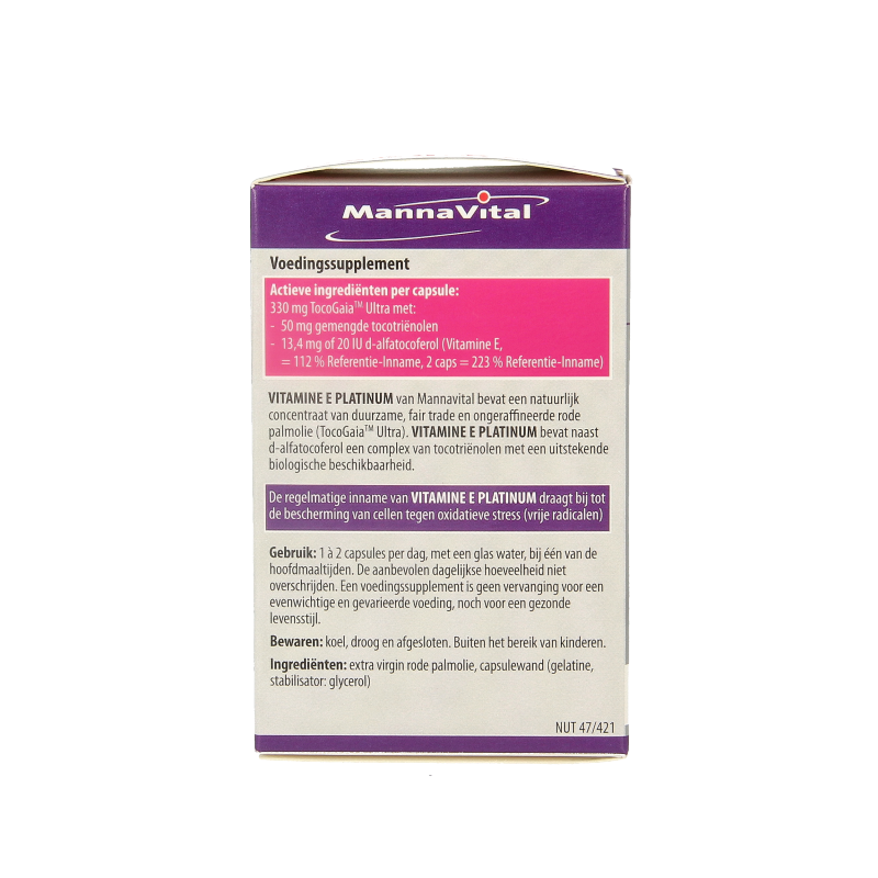 Mannavital Vitamine E platinum - Afbeelding 5